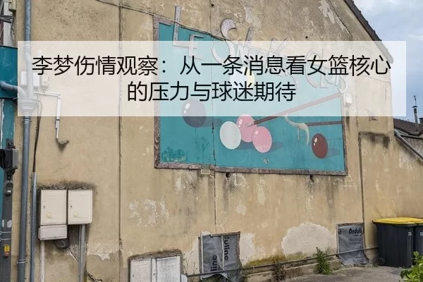 李梦伤情观察：从一条消息看女篮核心的压力与球迷期待